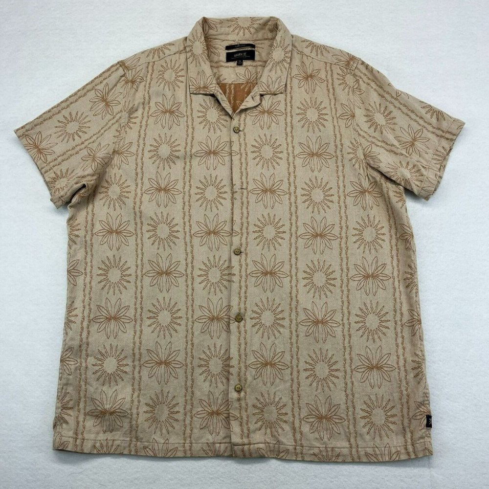 Roark Button Up Shirt XL Extra Large Men's Classic Fit Hawaiian *Flaw*